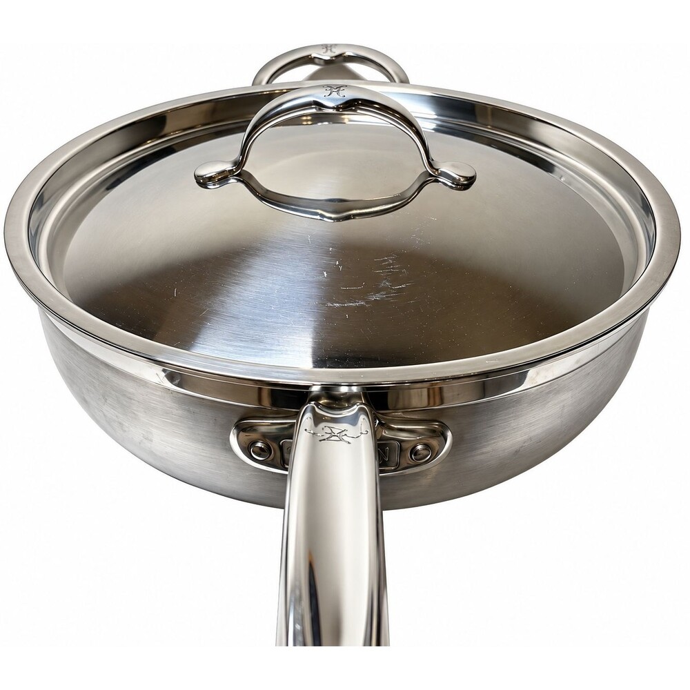 Hestan NanoBond Molecular Titanium 5 Qt Essential Pan With Lid - Made in Italy